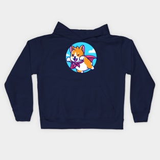 Cute Cat With Fish Cartoon Kids Hoodie